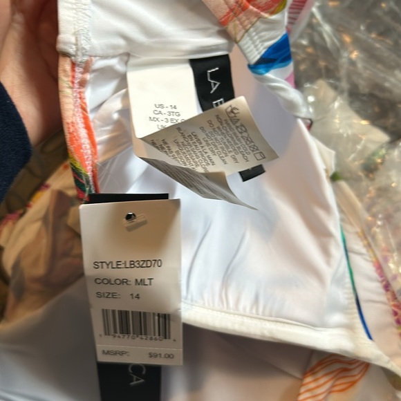 LA BLANCA Paradise Bikini Set Women's Size 14 - Picture 14 of 16